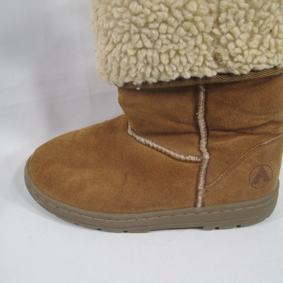 AIRWALK Brown Leather Upper Balance Womens BOOTS - Picture 9 of 11